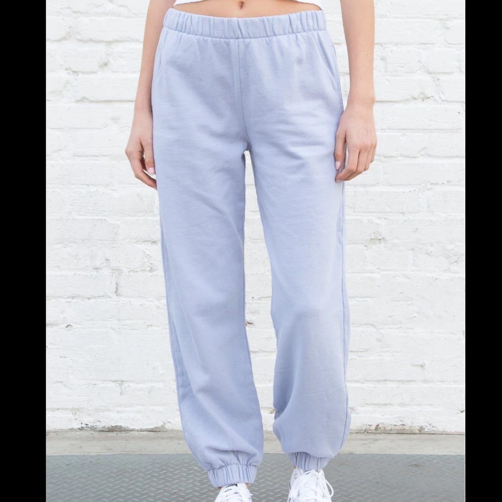 light blue rosa sweatpants john galt